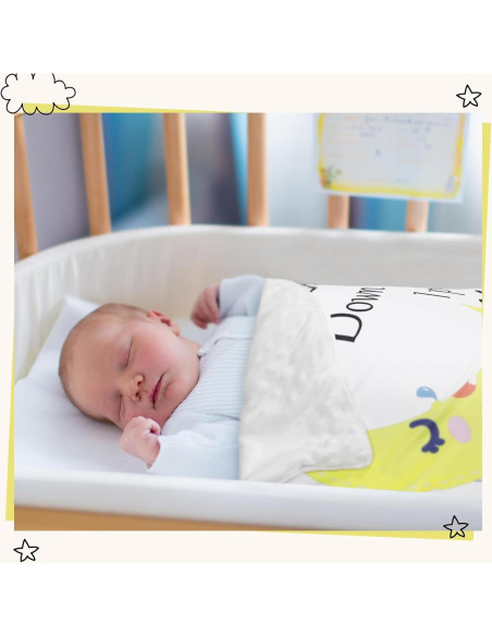 Manta de Bautizo Peryiter 76x102 cm con Versículo Bíblico