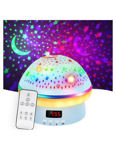 Proyector de Estrellas Genérico Luz Nocturna 12.7cm Azul