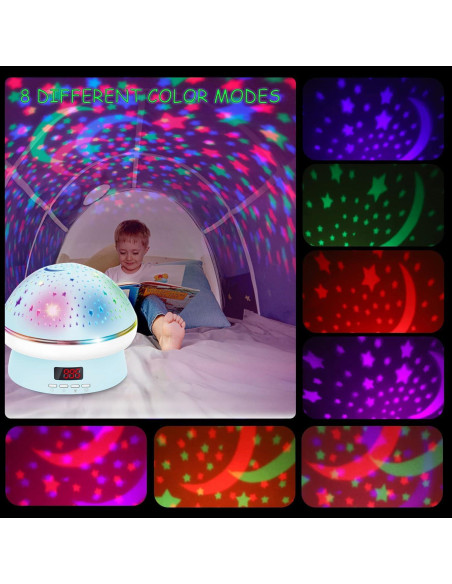 Proyector de Estrellas Genérico Luz Nocturna 12.7cm Azul Proyector de Estrellas Genérico Luz Nocturna 12.7cm Azul