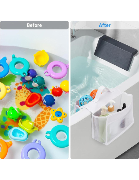 Organizador de Juguetes de Baño Dormercy 2 Compartimentos Malla