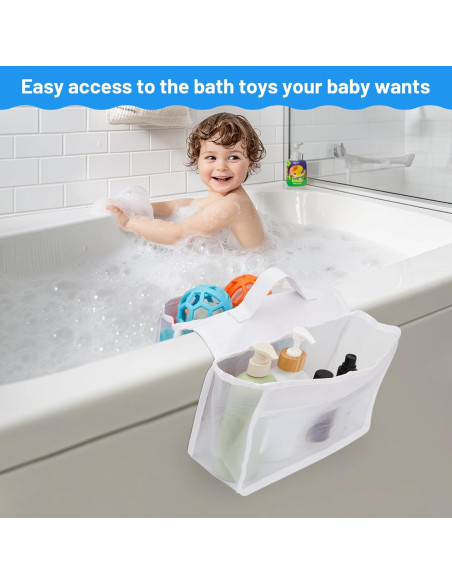 Organizador de Juguetes de Baño Dormercy 2 Compartimentos Malla