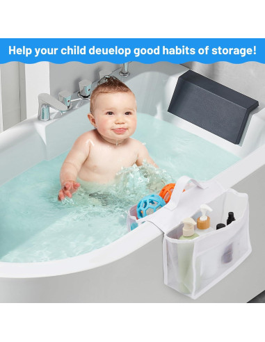 Organizador de Juguetes de Baño Dormercy 2 Compartimentos Malla