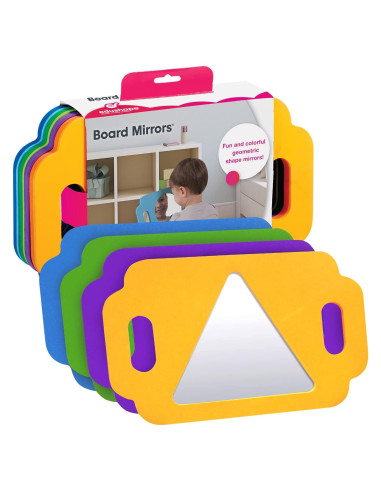 Espejos de Juego Edushape 4 Shape Board para Bebés