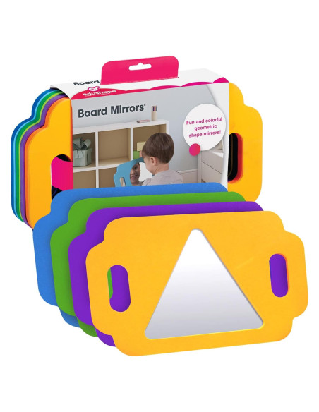 Espejos de Juego Edushape 4 Shape Board para Bebés