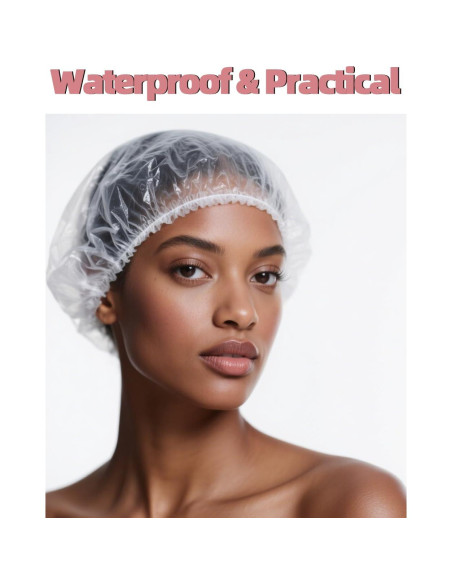100 Gorras de Ducha Desechables Hengyang - Impermeables y Ajustables