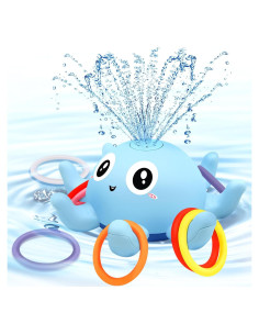 Juguete de Baño Pulpo Syryia con Rociador Iluminado