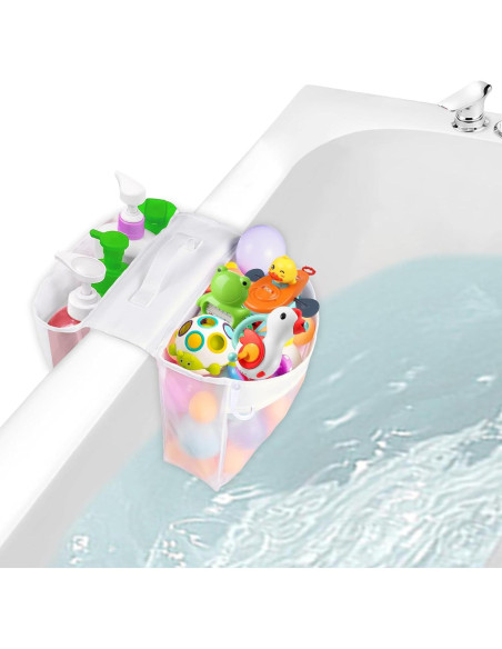 Organizador de Juguetes de Baño Cerpourt 26.5L Malla Secado Rápido