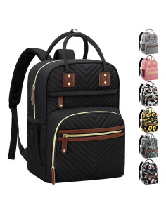 Mochila para Pañales Tenot Negra 19L Impermeable Multifuncional