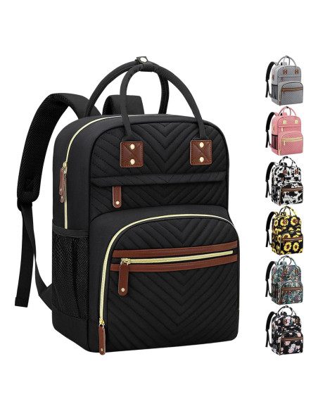 Mochila para Pañales Tenot Negra 19L Impermeable Multifuncional Mochila para Pañales Tenot Negra 19L Impermeable Multifuncional