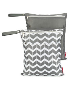 2 Bolsas Reutilizables Húmedas Secas BABEYER Impermeables 35.56x30.48cm