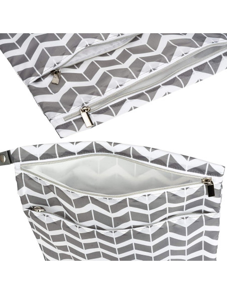 2 Bolsas Reutilizables Húmedas Secas BABEYER Impermeables 35.56x30.48cm