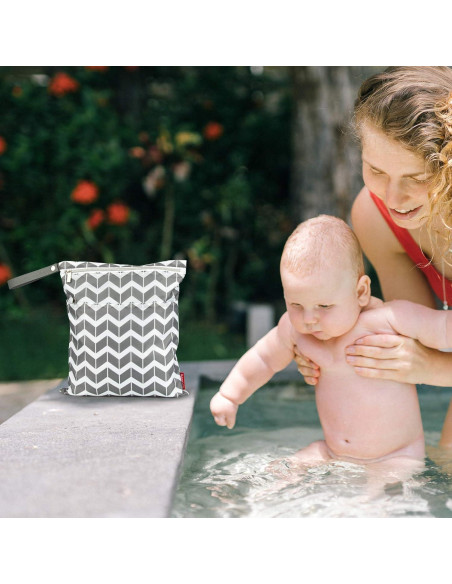 2 Bolsas Reutilizables Húmedas Secas BABEYER Impermeables 35.56x30.48cm