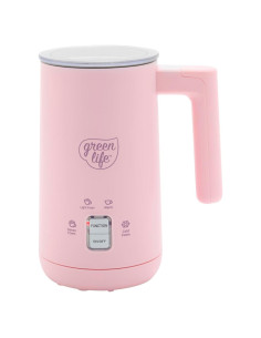 Espumador de Leche Eléctrico GreenLife 0.29L Rosa 4-en-1