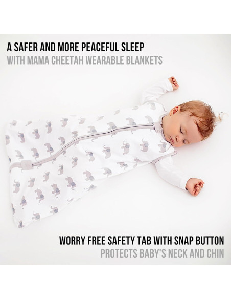 Saco de Sueño Bebé 1.0 TOG Algodón Orgánico Paquete de 2