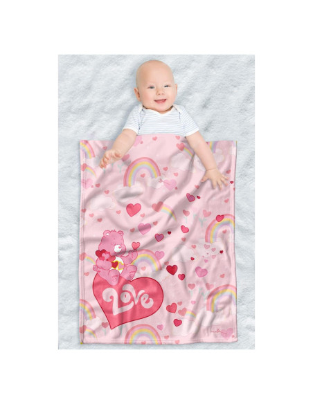 Manta Ligera LOGOVISION Care Bear Love 76x102cm Bebés