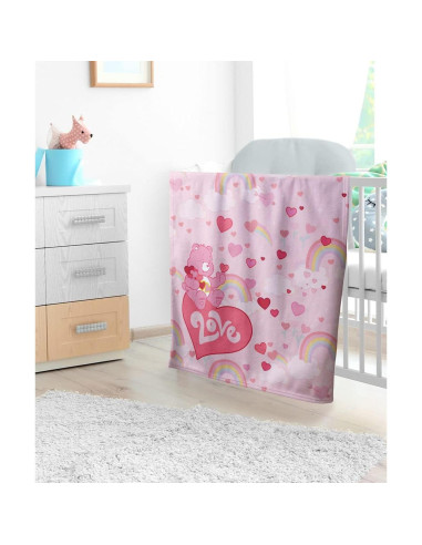 Manta Ligera LOGOVISION Care Bear Love 76x102cm Bebés