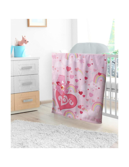 Manta Ligera LOGOVISION Care Bear Love 76x102cm Bebés