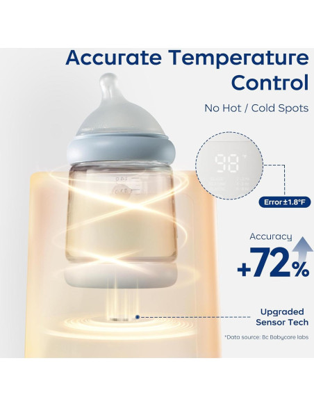 Calentador de Biberones Bc Babycare 10 en 1 Blanco Rápido