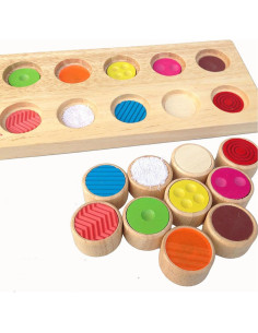 Juego Sensorial Táctil Montessori New Sky para Niños 3+ 2