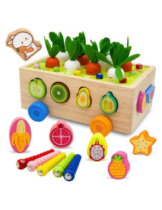 Clasificador de Formas de Madera Montessori MEGRANATE 24x17cm