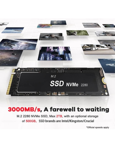 Beelink Mini PC SER5 Ryzen 5 5500U 32GB 500GB SSD 4K