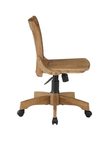 Silla de Escritorio Deluxe OSP Home Furnishings Madera Frutal