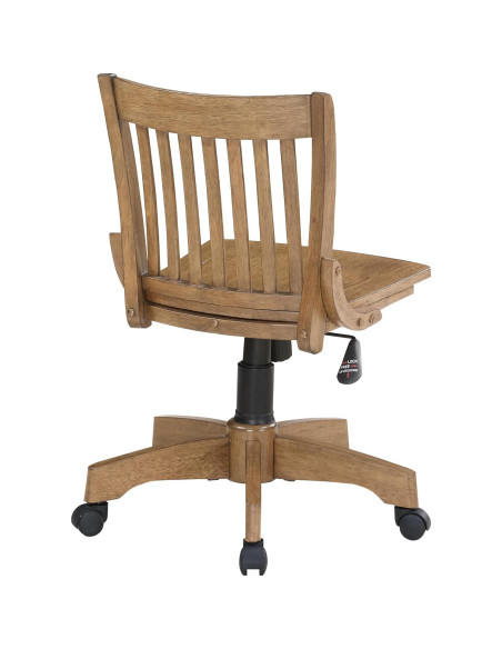 Silla de Escritorio Deluxe OSP Home Furnishings Madera Frutal