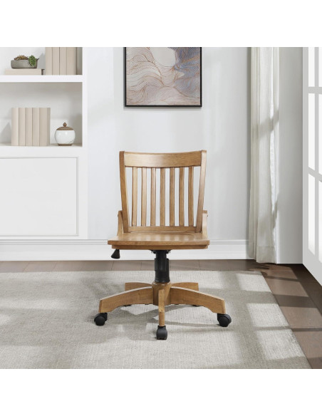 Silla de Escritorio Deluxe OSP Home Furnishings Madera Frutal