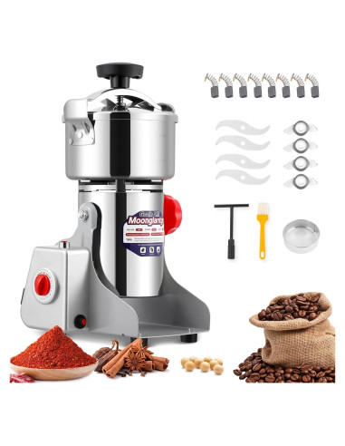 Molinillo de Granos Eléctrico Moongiantgo 800g 2500W