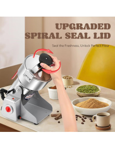 Molinillo de Granos Eléctrico Moongiantgo 800g 2500W 2