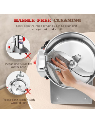 Molinillo de Granos Eléctrico Moongiantgo 800g 2500W