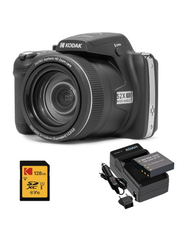 Cámara Digital Kodak PIXPRO AZ528 16MP 52x Zoom + 128GB SD