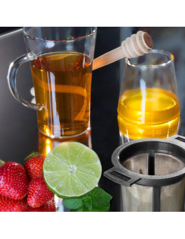 Canasta de Infusión Reutilizable Finum Acero Inoxidable Negra