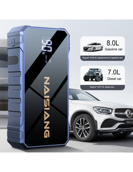 Arrancador de Salto NAISIANG 4000A 12V para Vehículos Diesel