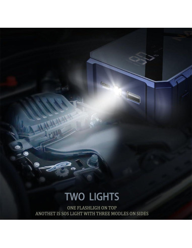 Arrancador de Salto NAISIANG 4000A 12V para Vehículos Diesel