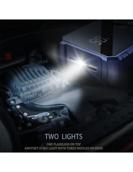 Arrancador de Salto NAISIANG 4000A 12V para Vehículos Diesel