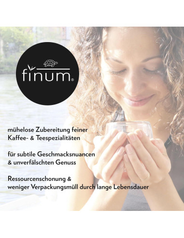 Canasta de Infusión Reutilizable Finum Acero Inoxidable Negra