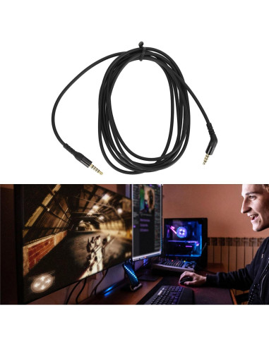 Cable Aux Sanpyl 2m 3.5mm para Auriculares SteelSeries Arctis