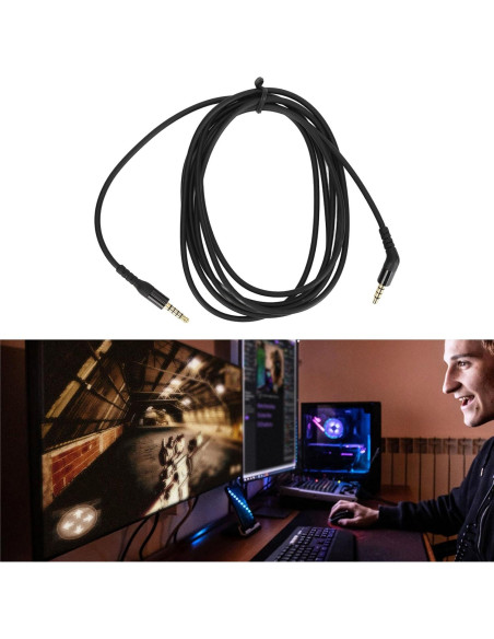 Cable Aux Sanpyl 2m 3.5mm para Auriculares SteelSeries Arctis