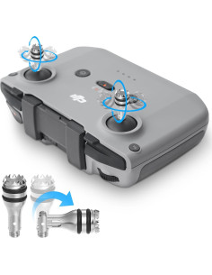 Controlador Plegable Joystick RCstyle para Drones DJI - 2 Piezas Plata 2