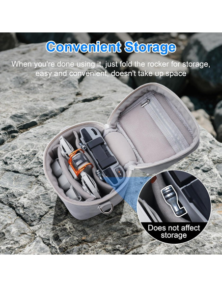 Controlador Plegable Joystick RCstyle para Drones DJI - 2 Piezas Plata