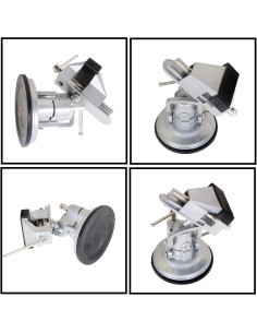 Prensa de Banco con Base de Vacío 8 cm Rotación 360 LiGuVCY 2