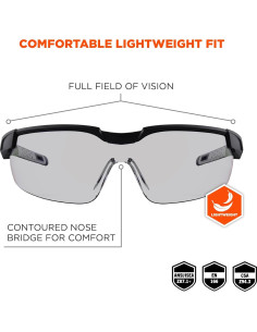 Gafas de Seguridad Ergodyne Skullerz DELLENGER Ajustables UV 2