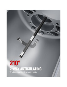 Cámara Borescopio Articulada KAIWEETS 1.62m con Luz LED 2