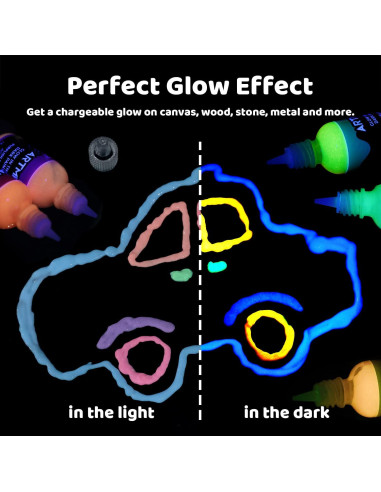 Set de Pintura Acrílica Brillante ARTME 12 Colores 30ml