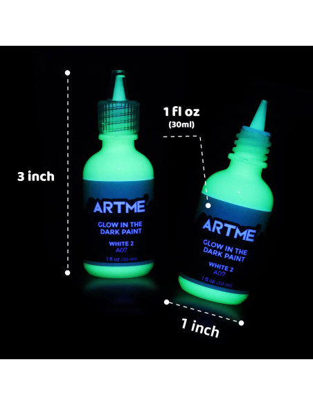 Set de Pintura Acrílica Brillante ARTME 12 Colores 30ml