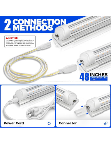 Lámpara LED de Crecimiento Barrina 4FT Espectro Completo 252W