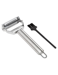 Pelador Julienne Tasty con Cepillo de Limpieza - Acero Inoxidable