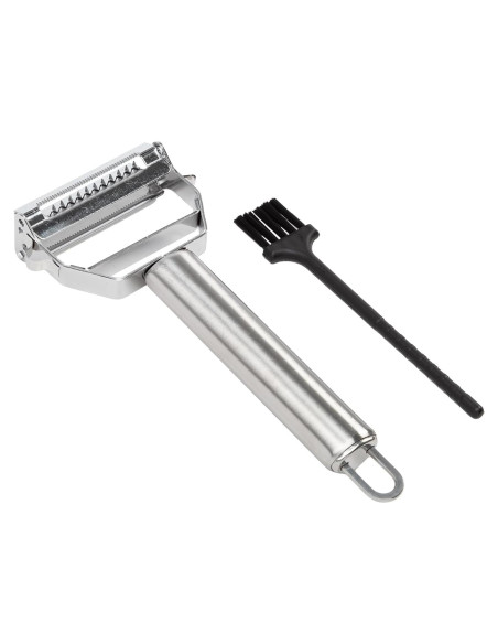 Pelador Julienne Tasty con Cepillo de Limpieza - Acero Inoxidable