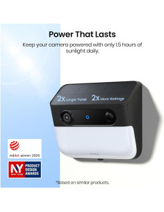 Cámara de Luz Solar AOSU L7P 3K Inalámbrica con AI y Visión Nocturna 2